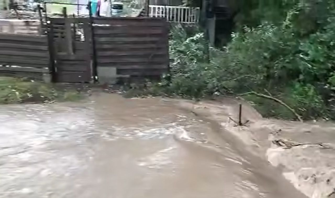 Ulice zamieniły się w rzeki. Gwałtowne ulewy w Nowym Mieście Lubawskim