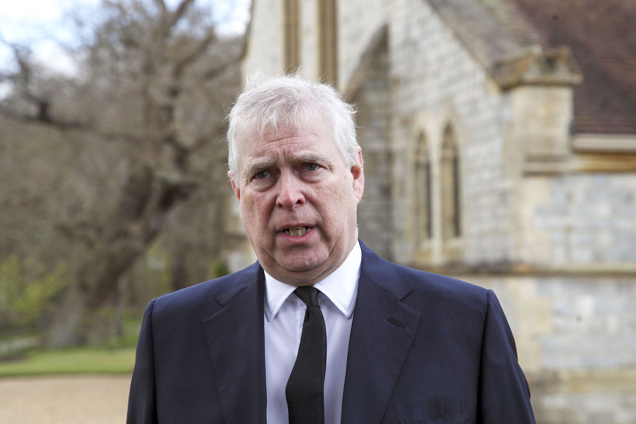 Andrzej Mountbatten-Windsor, kwiecień 2021