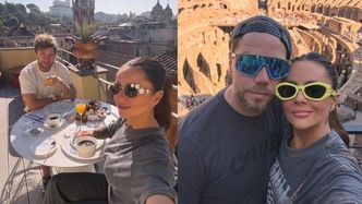 La dolce vita Gabi Drzewieckiej i ukochanego w Rzymie: zwiedzanie zabytków i czułości. Urocza z nich para? (ZDJĘCIA)