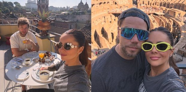 La dolce vita Gabi Drzewieckiej i ukochanego w Rzymie: zwiedzanie zabytków i czułości. Urocza z nich para? (ZDJĘCIA)