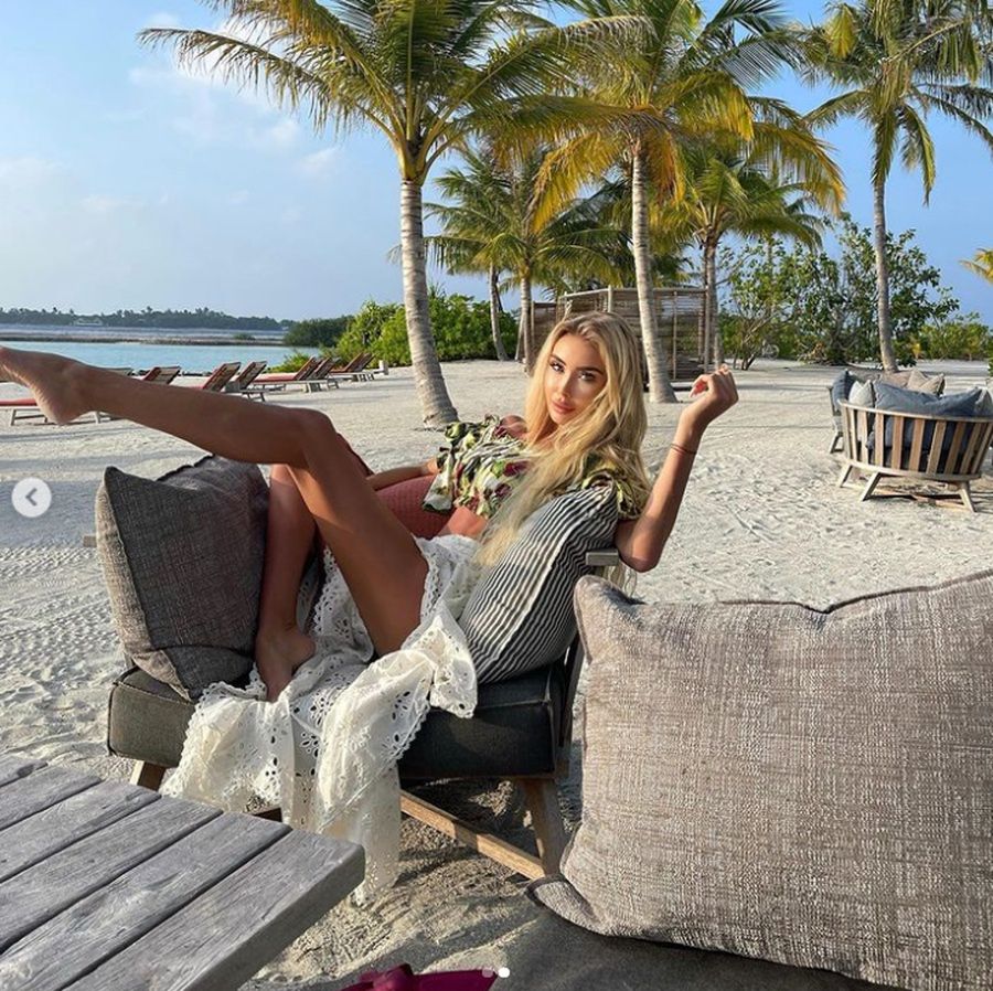 Julia Dybowska spędza święta w tropikach 