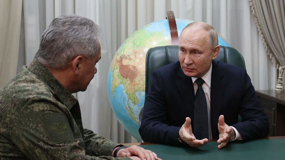 Władimir Putin i Siergiej Szojgu