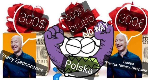 Amazon zaproponował pracownikom 470 zł dodatku na święta. Szykuje się protest. „Najniższe premie, najwyższe wymagania”