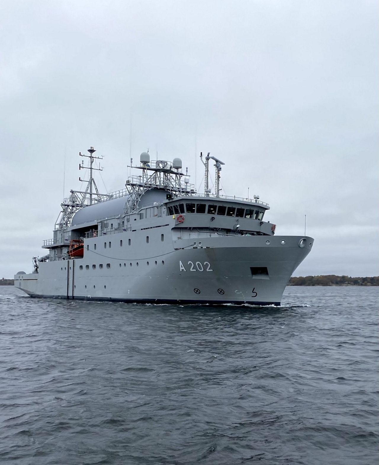 Szwedzki okręt rozpoznawczy Artemis. Polskie Delfiny będą miały podobną budowę