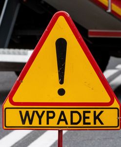 Karambol na drodze krajowej. Roczne dziecko walczy o życie