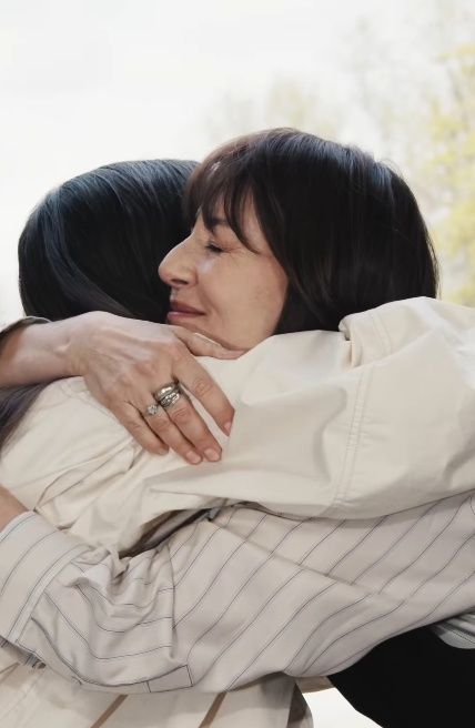 Maja Ostaszewska i córka Janina