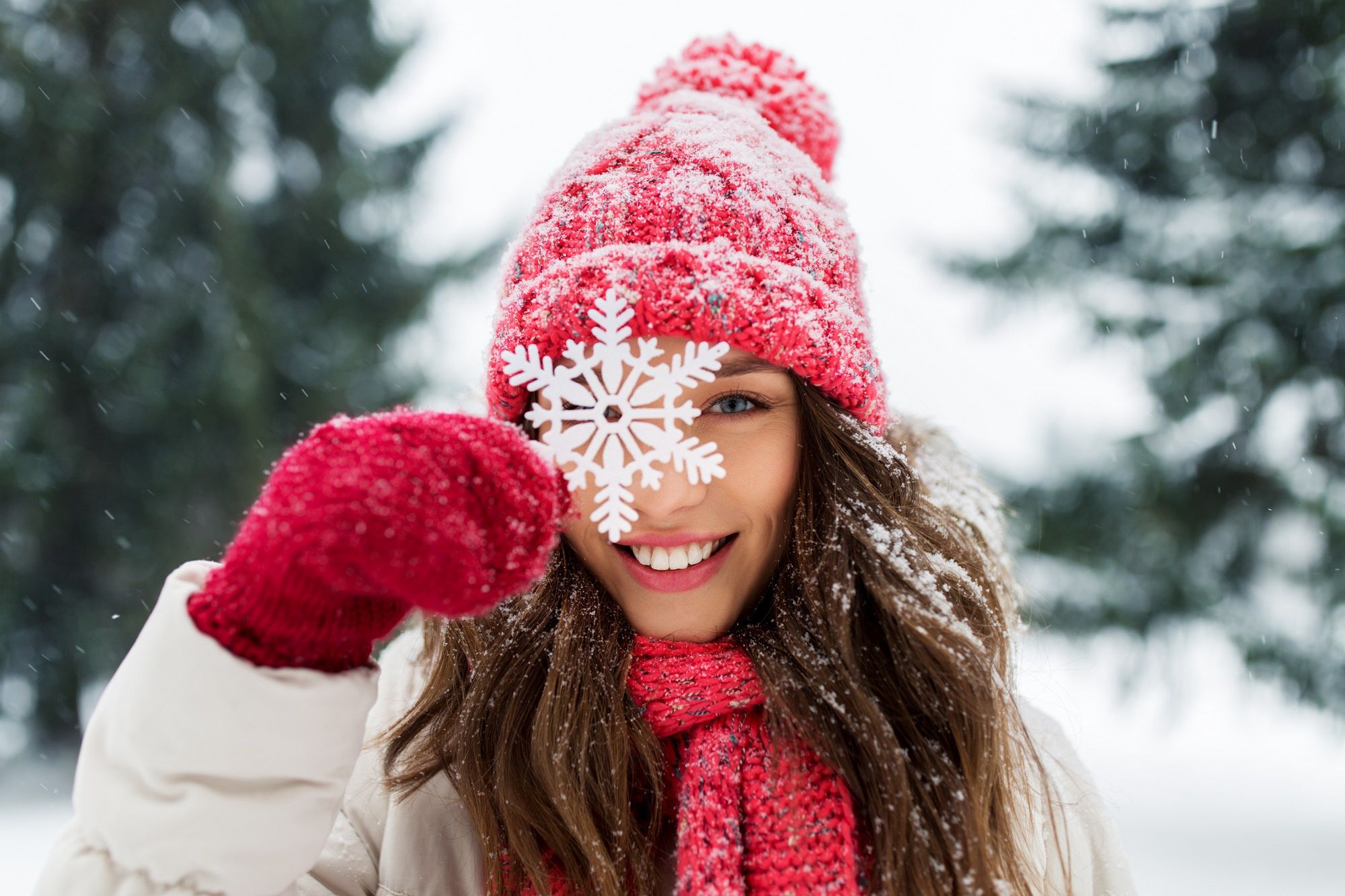 portrait of teenage girl with snowflake in winterpeople, season and christmas concept - portrait of happy smiling teenage girl or young woman with snowflake in winter parklev dolgachovgirl, teenager, winter, snowflake, christmas, snow, season, woman, young, teen, decoration, x-mas, xmas, portrait, smiling, beautiful, happy, nature, outdoors, cheerful, leisure, people, person, hat, female, clothes, style, fashion, covering, eye, suburban, lifestyle, adult, concept, girl, teenager, winter, snowflake, christmas, snow, season, woman, young, teen, decoration, x-mas, xmas, portrait, smiling, beautiful, happy, nature, outdoors, cheerful, leisure, people, person, hat, female, clothes, style, fashion, covering, eye, suburban, lifestyle, adult, concept