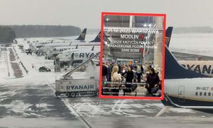 Krzyczeli "pomocy". Paraliż na lotnisku. Pasażerka pokazała, co się działo