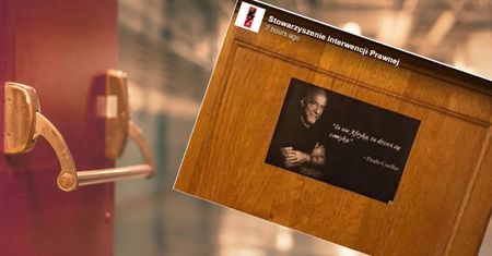 Rasistowski napis w Radzie ds. Uchodźców. "Brakuje słów"
