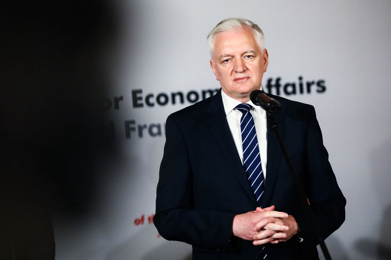 Jaroslaw Gowin i jego Porozumienie nie chcą się zgodzić na niektóre rozwiązania podatkowe "Polskiego Ładu" (Photo by Beata Zawrzel/NurPhoto via Getty Images)