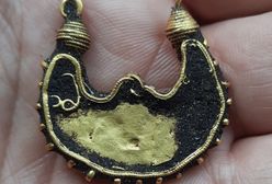 Niezwykłe odkrycie na polu w Danii. Znaleziono złoty kolczyk z Bizancjum