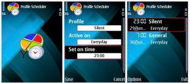 Profile-Scheduler - Symbian, profile.