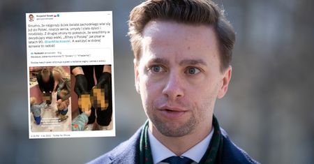 Zdjęcia z cukierni. Bosak oburzony. "Najgorszy ściek"