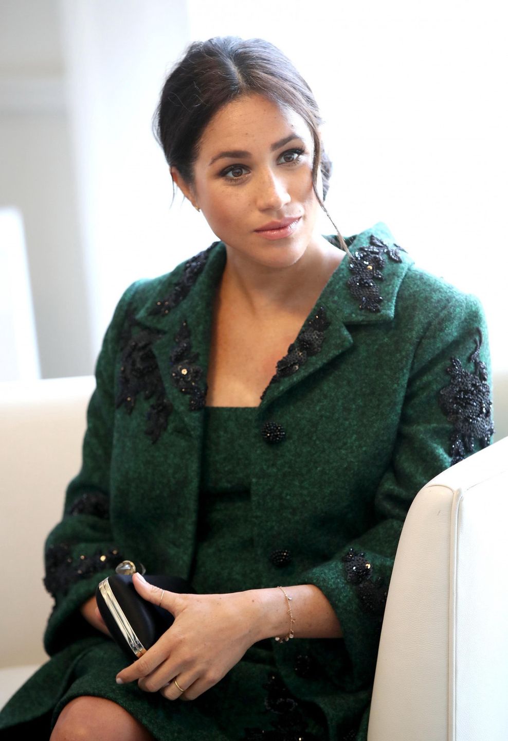 Meghan Markle ogłosiła pierwszą ciążę na ślubie księżniczki Eugenii