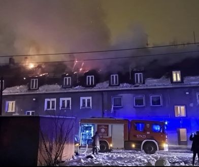 Pożar w Rudzie Śląskiej. Ewakuacja mieszkańców kamienicy