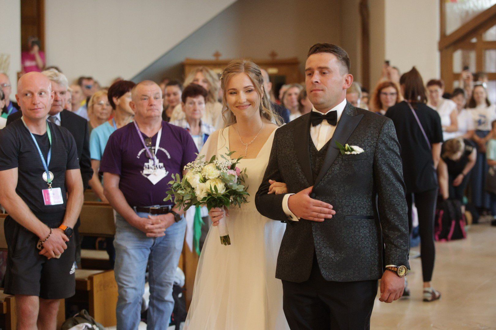 Ślub odbył się w czasie mszy świętej w Sanktuarium Brata Alberta w Busku-Zdroju