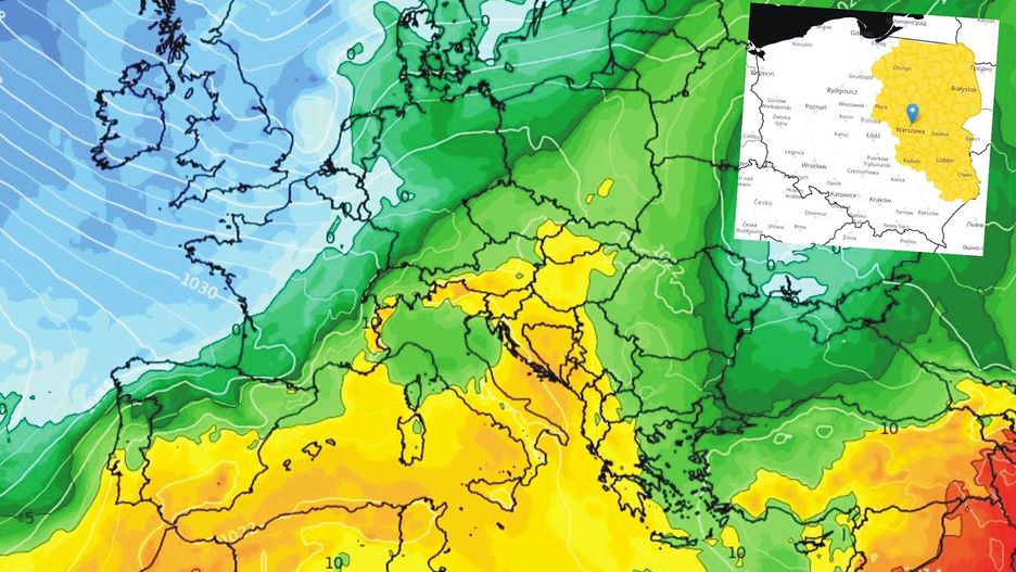 Pogoda. Ostrzeżenia IMGW 1. stopnia. Zmiana w prognozach