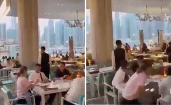Niezwykłe nagranie. Panika w dubajskiej restauracji