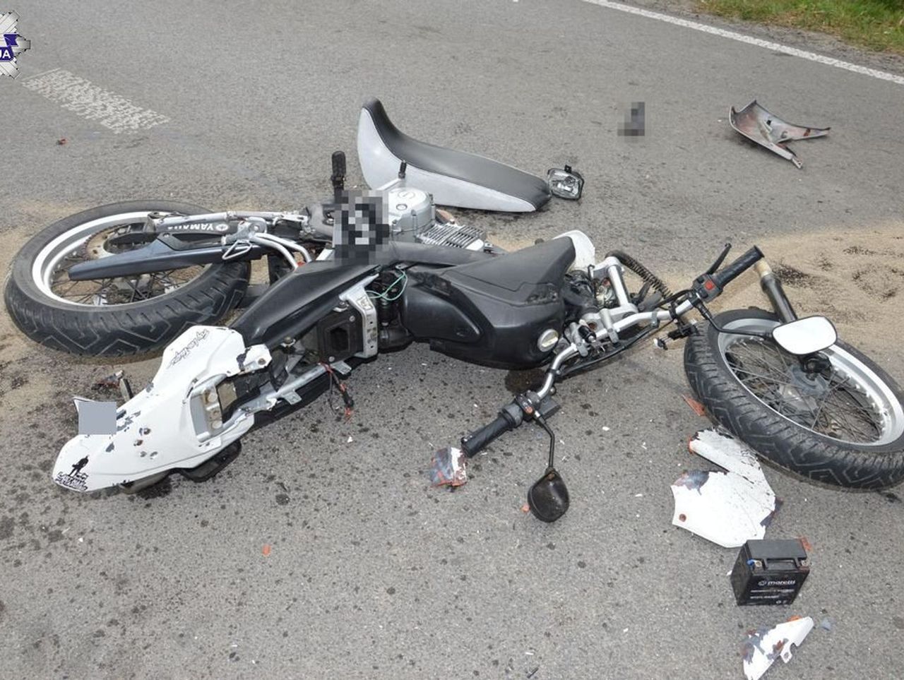 Sitno: Groźny wypadek. Motorower zderzył się z osobówką