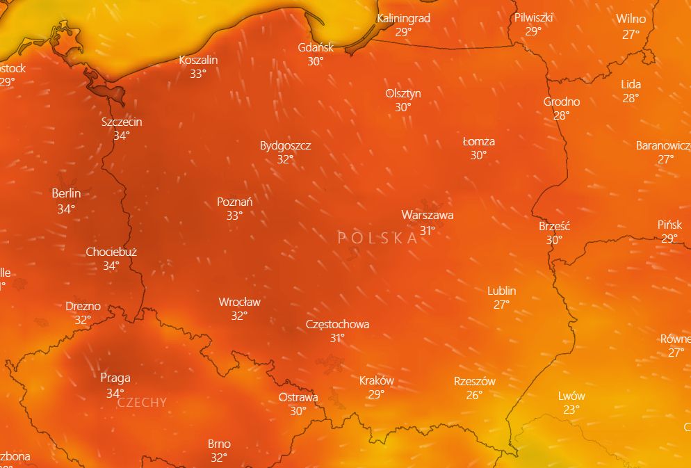 Piątek, prognoza pogody. Żar będzie lał się z nieba. Robi się niebezpiecznie. IMGW ostrzega