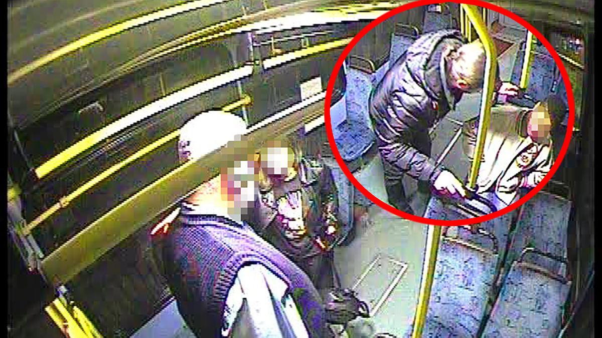 Monitoring zarejestrował bohaterską postawę pasażerki i motorniczego