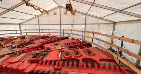 Waży 220 ton. To część maszyny, która trafi na Podkarpacie