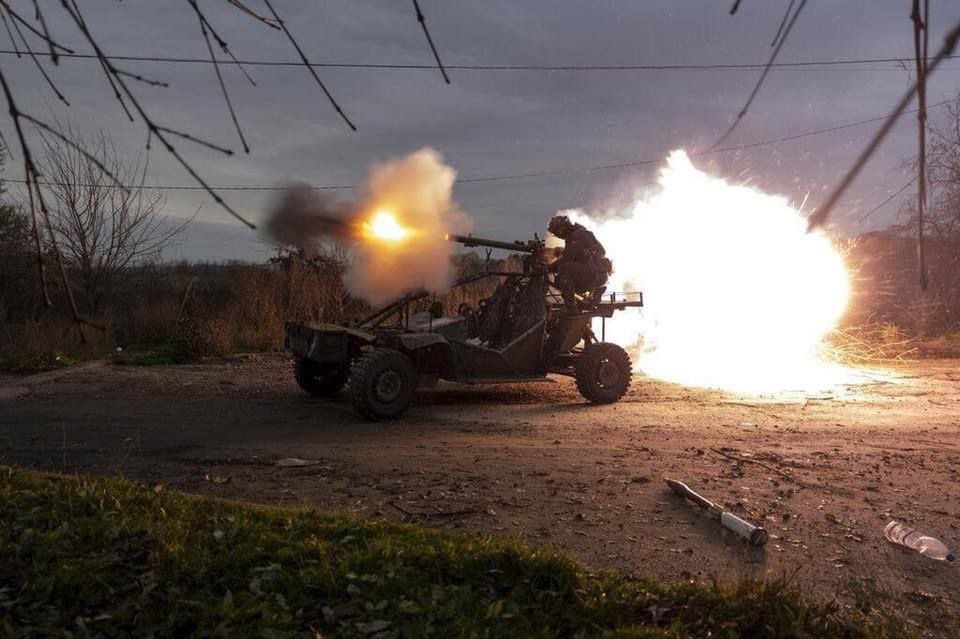 Ukraiński buggy z działem bezodrzutowym SPG-9.