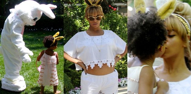 Wielkanocny zając odwiedził Beyonce i jej rodzinę!
