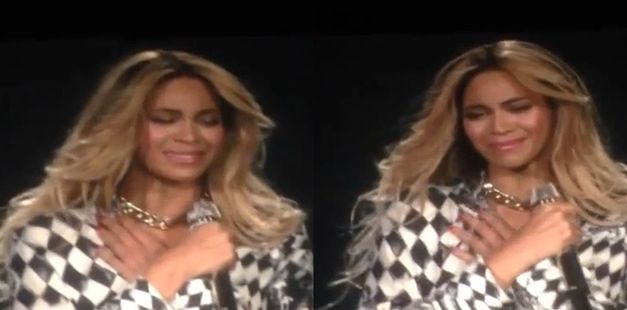 Beyonce rozpłakała się na koncercie! WIDEO
