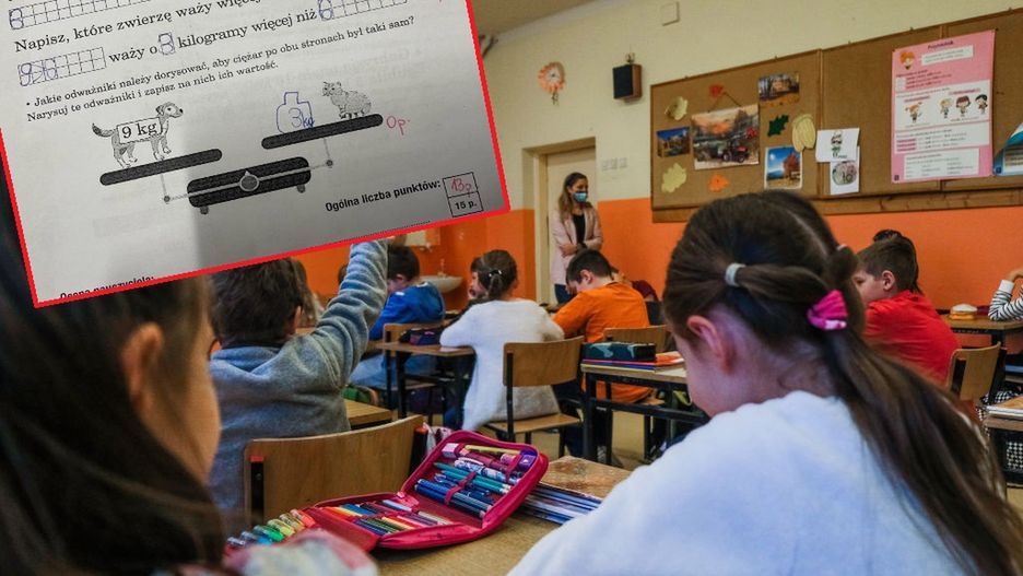 Ojciec pokazał zdjęcie testu. Uczennica odpowiedziała poprawnie i dostała zero punktów