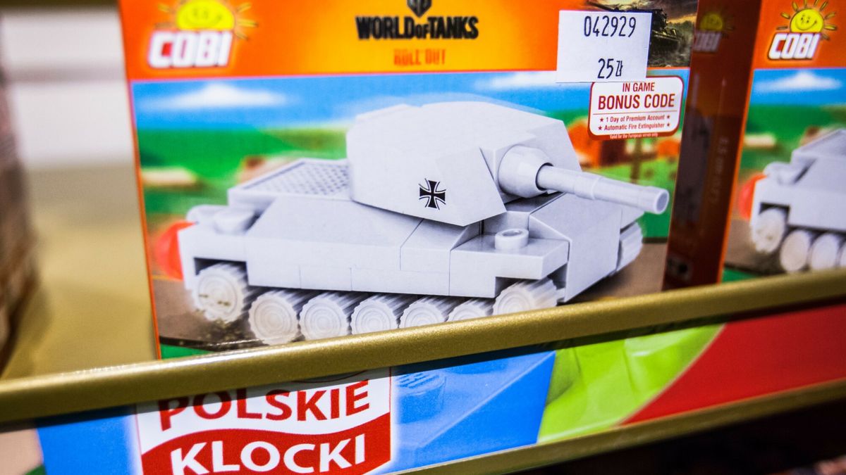 Cobi produkuje m.in. zestawy sprzętu wojskowego