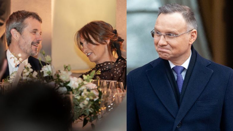 Król Danii przy stoliku z Dominiką Kulczyk