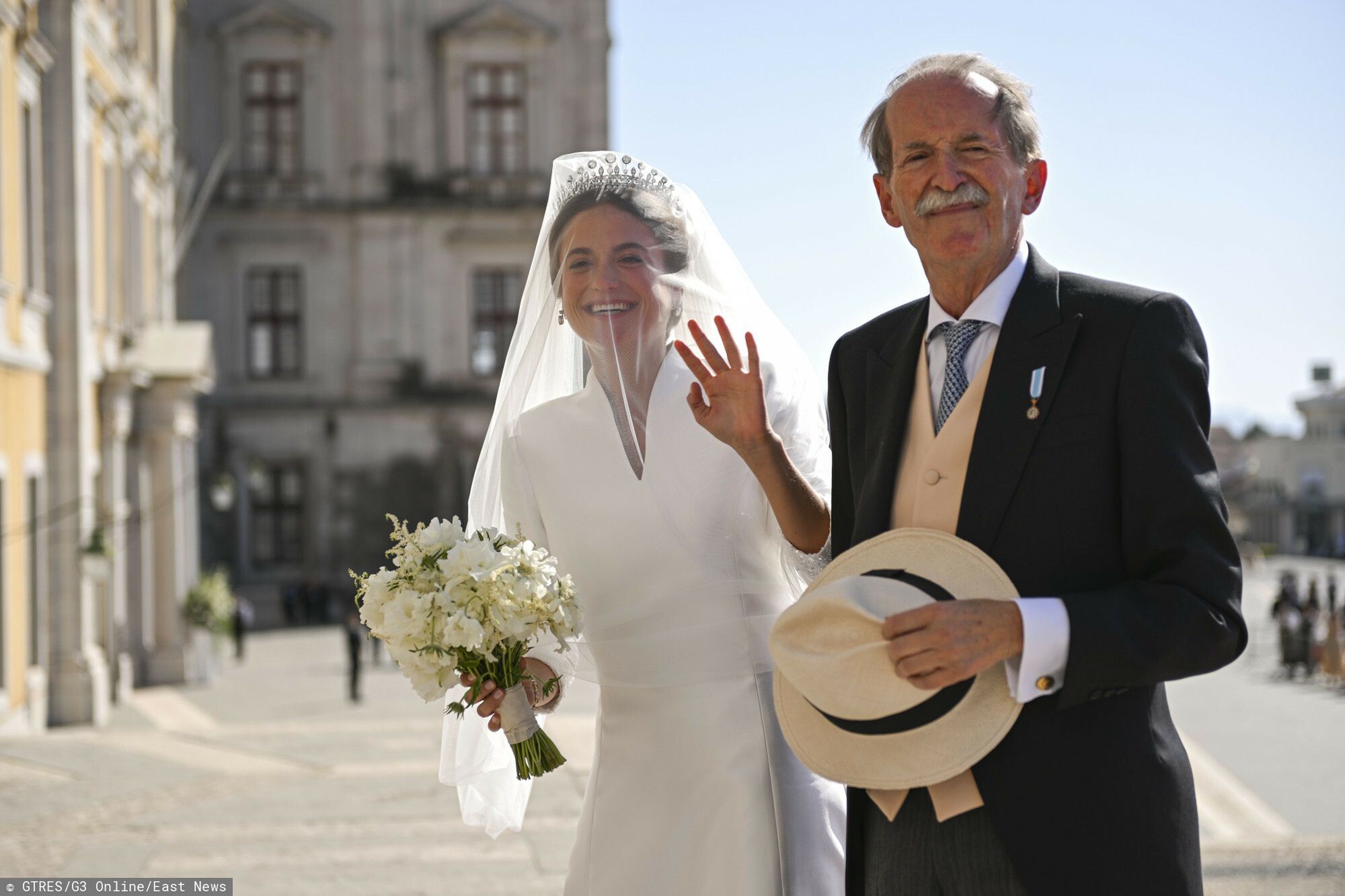 Ślub księżnej Coimbry Marii Francisci de Bragançy i Duarta de Sousy Araújo