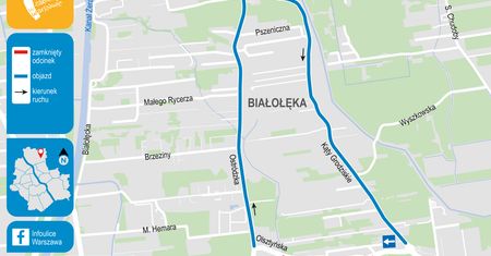 Warszawa. Weekendowe prace drogowe i zgromadzenia