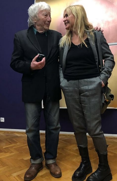 Monika Olejnik i Tadeusz Rolke