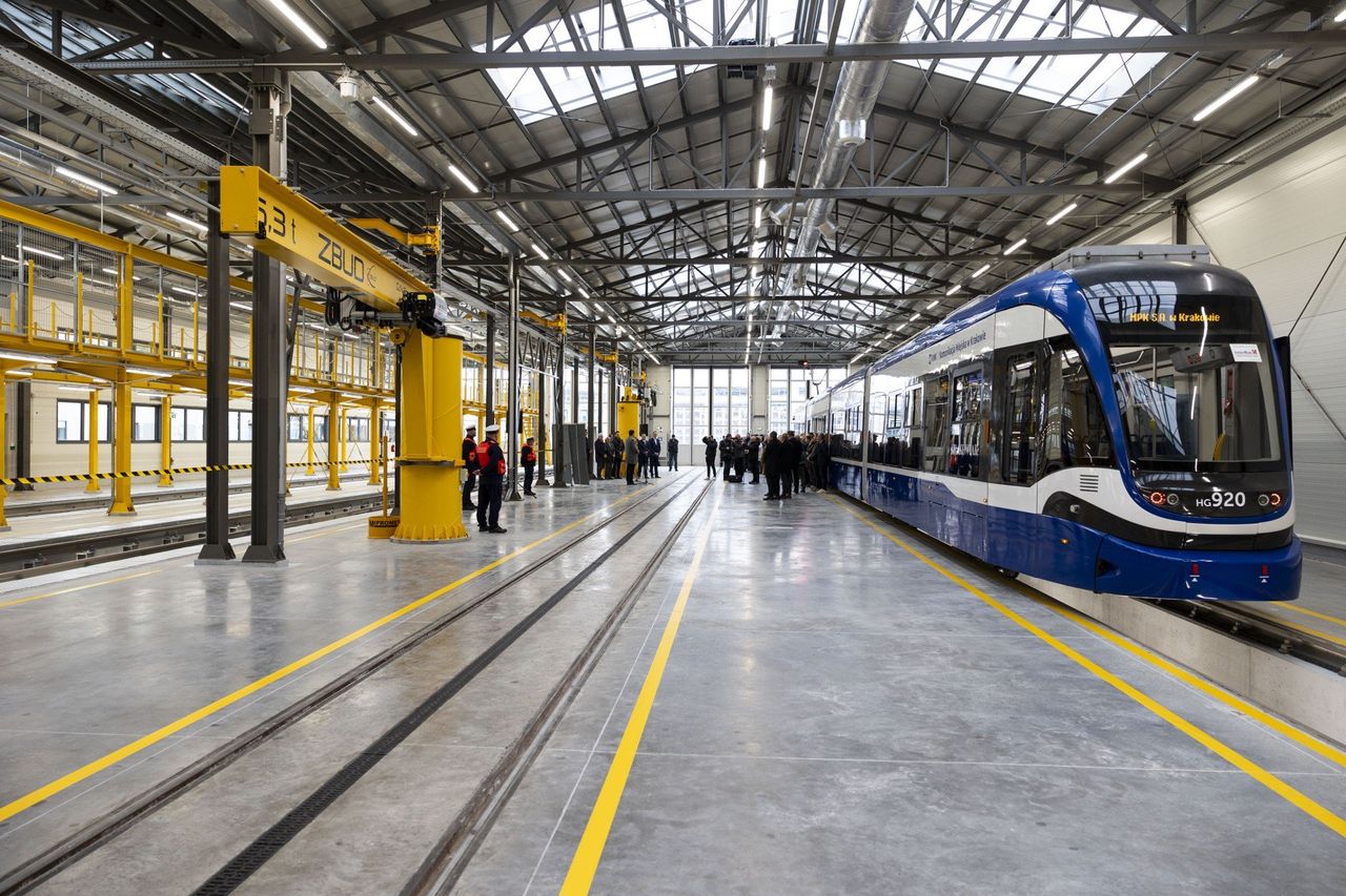 Kraków: Nowa hala dla tramwajów w Nowej Hucie