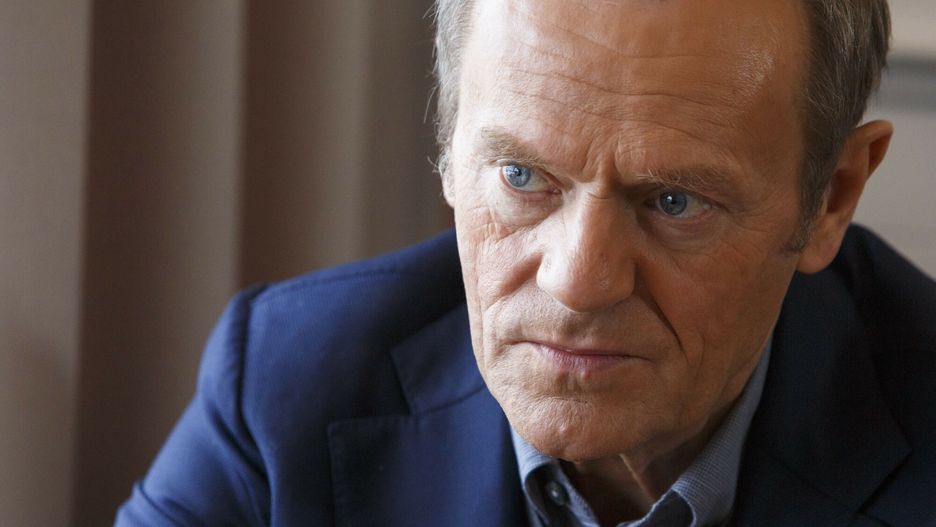 Donald Tusk w podlaskim21.01.2022 Lomza wizyta Przewodniczacego Donalda Tuska w podlaskim N/z Donald Tusk spotkal sie z wlascicielem restauracji Syta Panna  fot Marek Maliszewski/REPORTERMarek Maliszewski/REPORTER