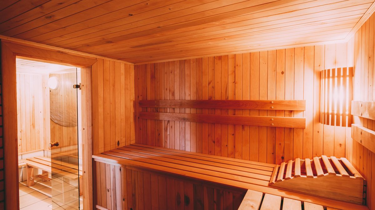 Do pożaru doszło w saunie. 