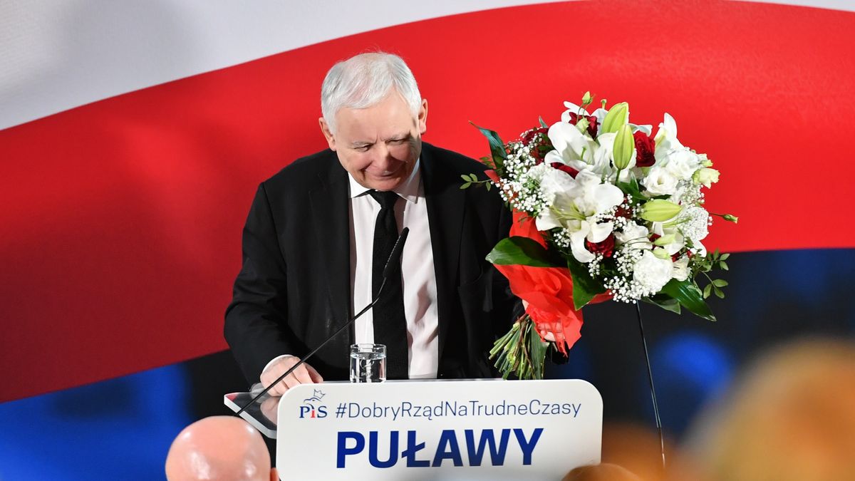 Jaros�aw Kaczy�ski
Wojtek Jargi�o
PIS, polityk, polityka, prezes, spotkanie, w Pu�awach, wizyta