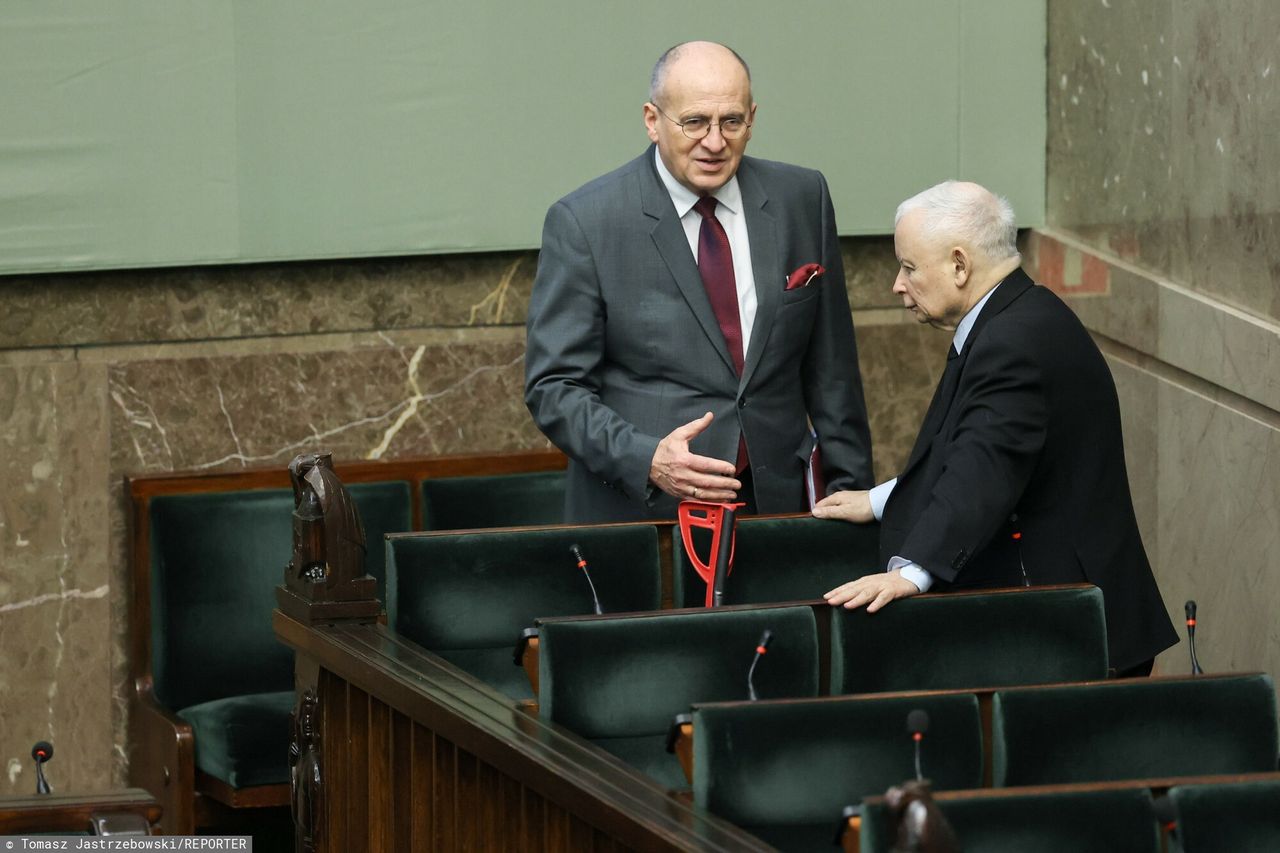 Zbigniew Rau i Jarosław Kaczyński