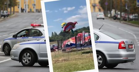Wypadek w trakcie festynu na Białorusi. Odleciały dmuchane zamki