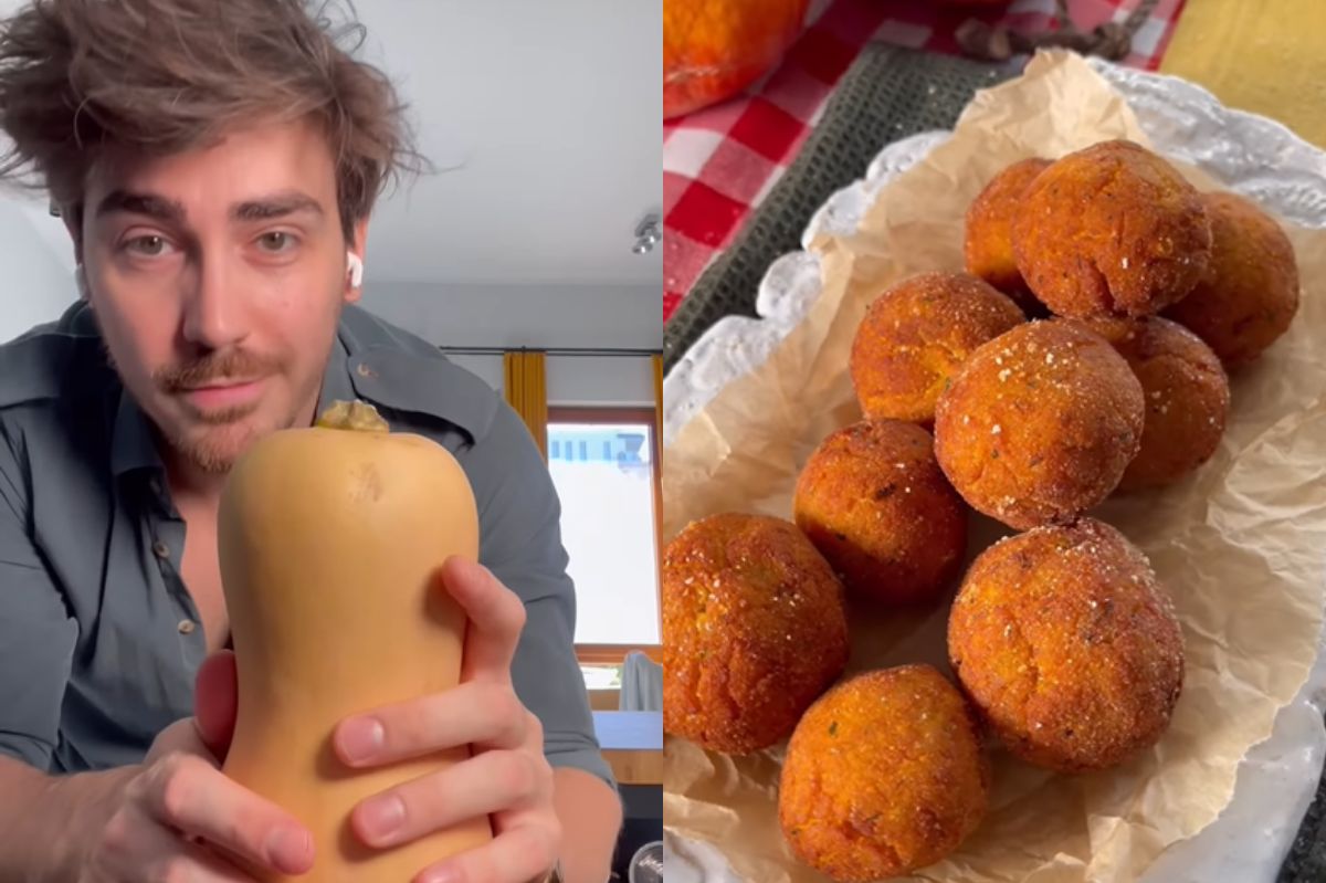 Italian chef prepares unique, fluffy donuts in thirty minutes. The taste is a real delight