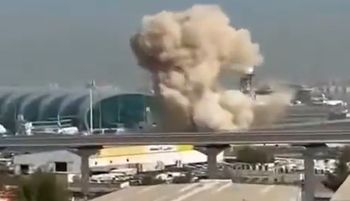 Nagranie z Dubaju. Nagle rozległ się wielki huk