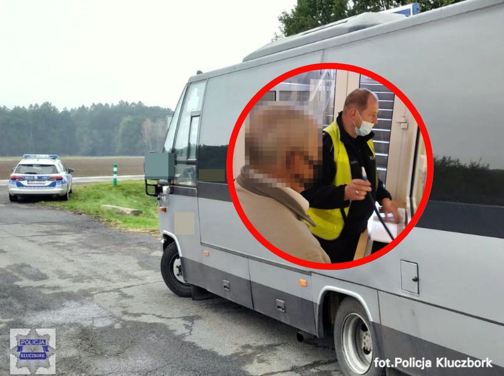 Pijany kierowca na trasie Kluczbork - Opole (Fot.: policja.gov.pl)