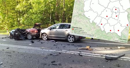 Policyjna mapa wypadków drogowych 2023 już działa. Każdy punkt to ludzka tragedia