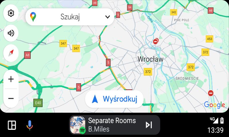 Jasne kolory w "nowych" Mapach Google