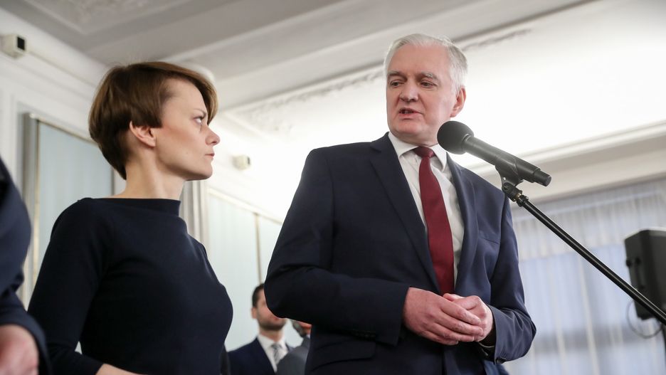Jadwiga Emilewicz oraz Jarosław Gowin