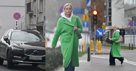 Małgorzata Foremniak dwa przepisy jednego dnia złamała: najpierw na zakazie zaparkowała, później pasy zgrabnie omijała (ZDJĘCIA)