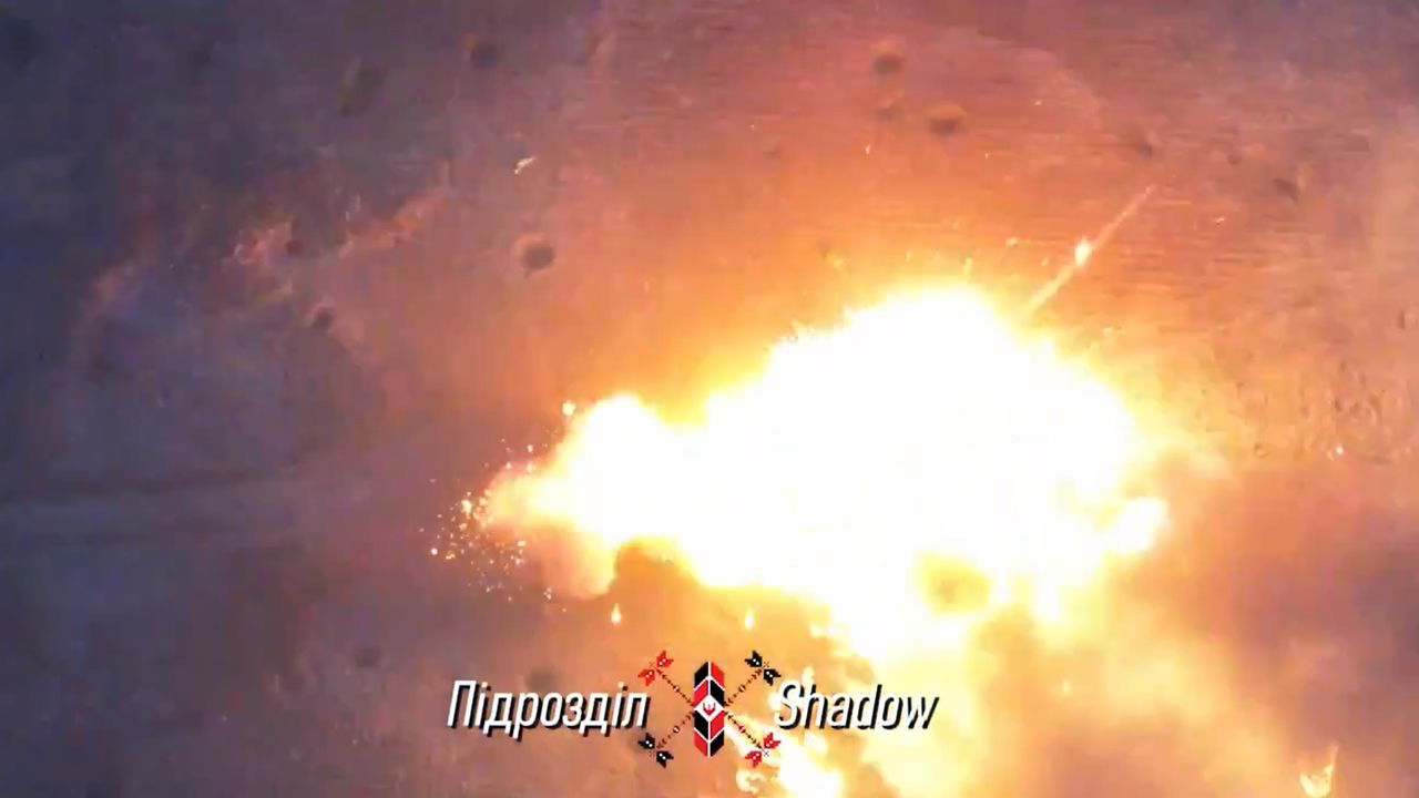 Masakra Rosjan pod Nowomychajliwką. Skupiska czołgów eksplodują