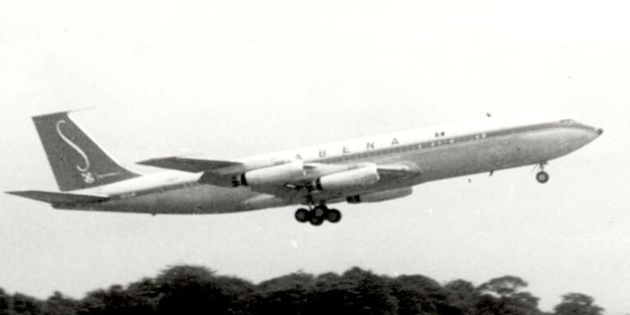 Boeing 707 Sabeny, podobny do rozbitej maszyny fot. RuthAS/CC BY 3.0